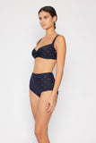 B2808-Black White Dot
