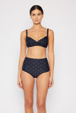 B2808-Black White Dot