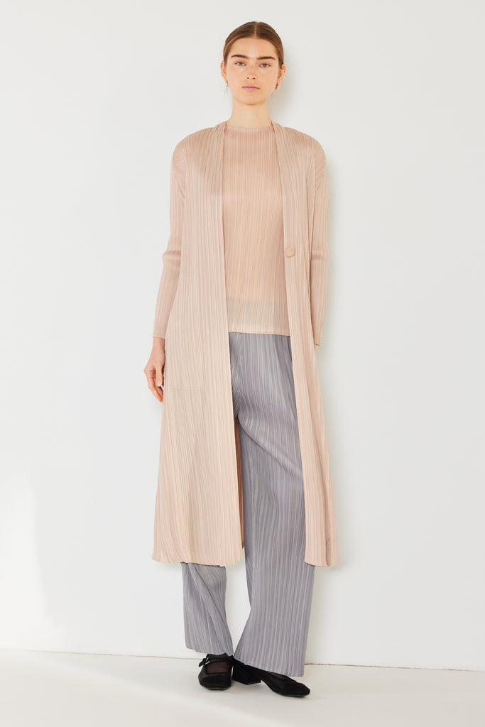 Pleated long sleeve cardigan buster - Style#C02LG