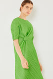 Pleated dolman sleeve dress - Style#D03BT