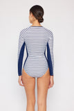 F1814-Navy White Stripe