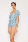 F1816-Small Flower Blue