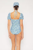 F1816-Small Flower Blue