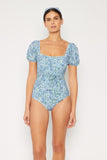F1816-Small Flower Blue