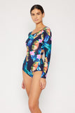 F1822-Leaf & Aloha Black
