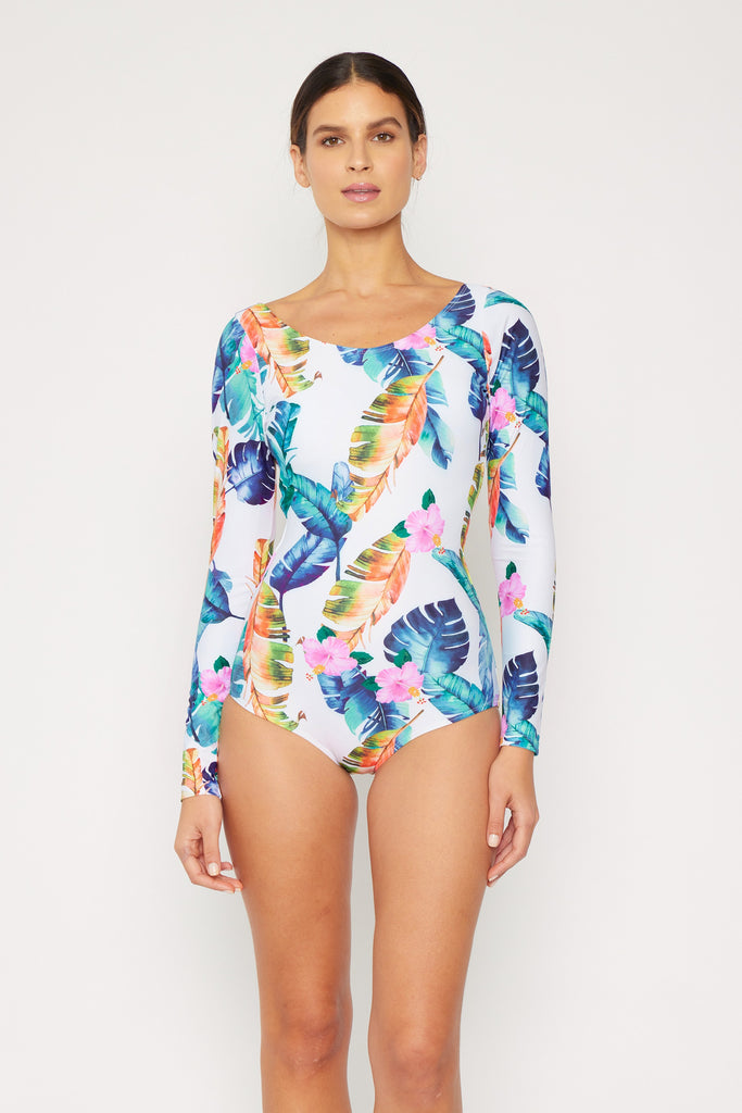 F1822-Leaf & Aloha White