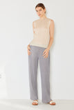 Pleated classic straight long pants - Style#P01BS
