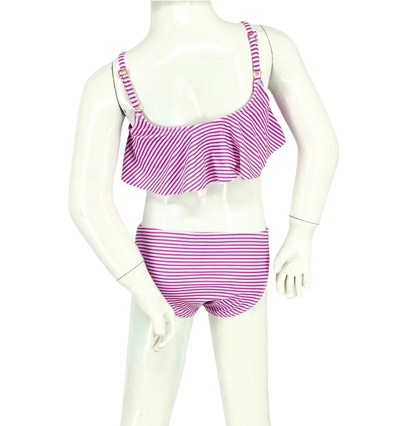 Marina West Swim Vitamin C Asymmetric Cutout Ruffle Swimsuit in Pink main image 0
