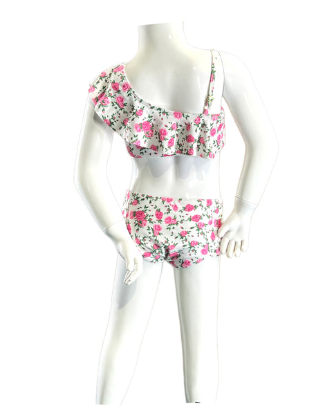 Marina West Swim Take A Dip Twist High-Rise Bikini in Pink