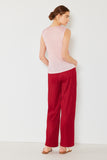 Pleated classic straight long pants - Style#P01BS