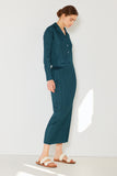 Pleated midi pencil skirt - Style#SKT01H