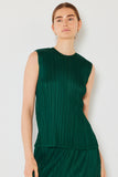 Pleated sleeveless tank top - Style#T01SL