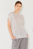 Pleated oversize dolman sleeve top - Style#T02SR