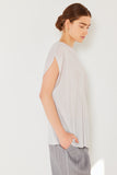 Pleated oversize dolman sleeve top - Style#T02SR