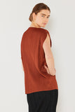 Pleated oversize dolman sleeve top - Style#T02SR