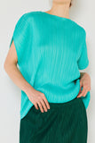 Pleated oversize dolman sleeve top - Style#T02SR