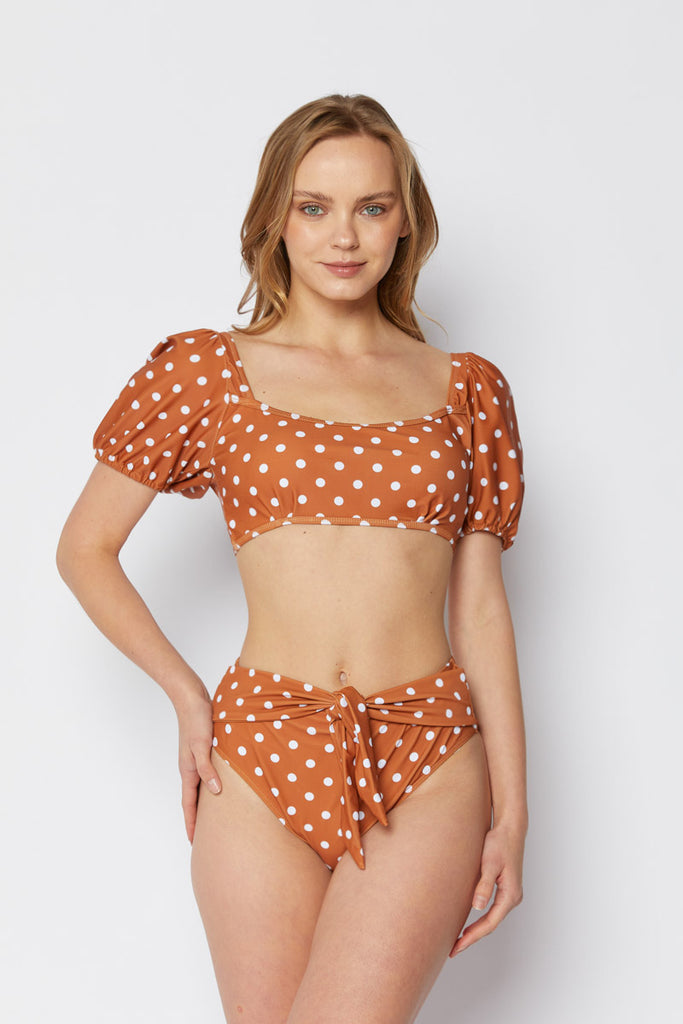 B2102-Bric/Wht Dot