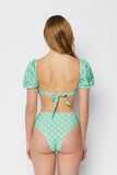 B2102-Mint/Wht Dot
