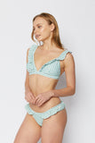 B2803-Gingham Daisy Lime