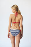B2804 - Navy Wht Strp