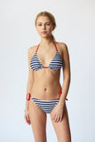 B2804 - Navy Wht Strp