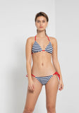 B2804 - Navy Wht Strp