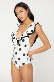 F1807-Cream/Blk Dot