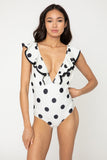 F1807-Cream/Blk Dot