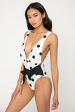F1811-Cream/Blk Dot