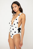 F1811-Cream/Blk Dot