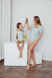 F1816-Gingham Daisy Mint