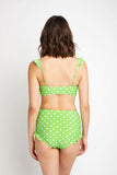 B2810- Lime.Wht Dot