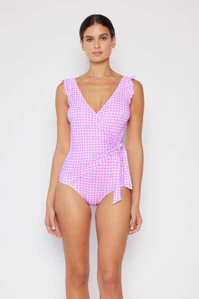 F1802-Gingham Daisy Berry