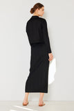Pleated cropped button up top - Style#J03CR