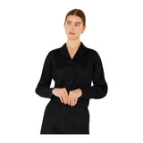 Pleated cropped button up top - Style#J03CR